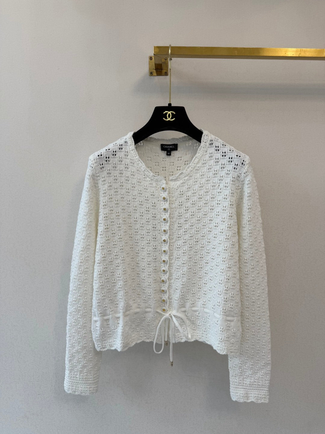 Chanel 2026 Crochet Knit Cardigan Wool 423074