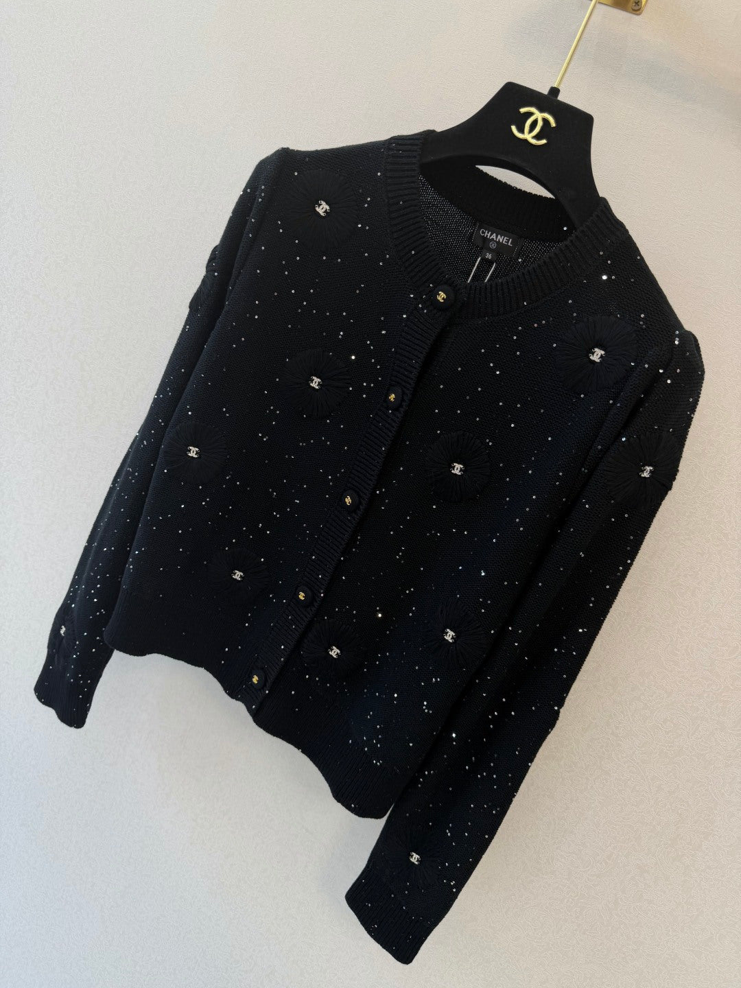 Chanel 2026 Flower Knit Cardigan Wool 423077
