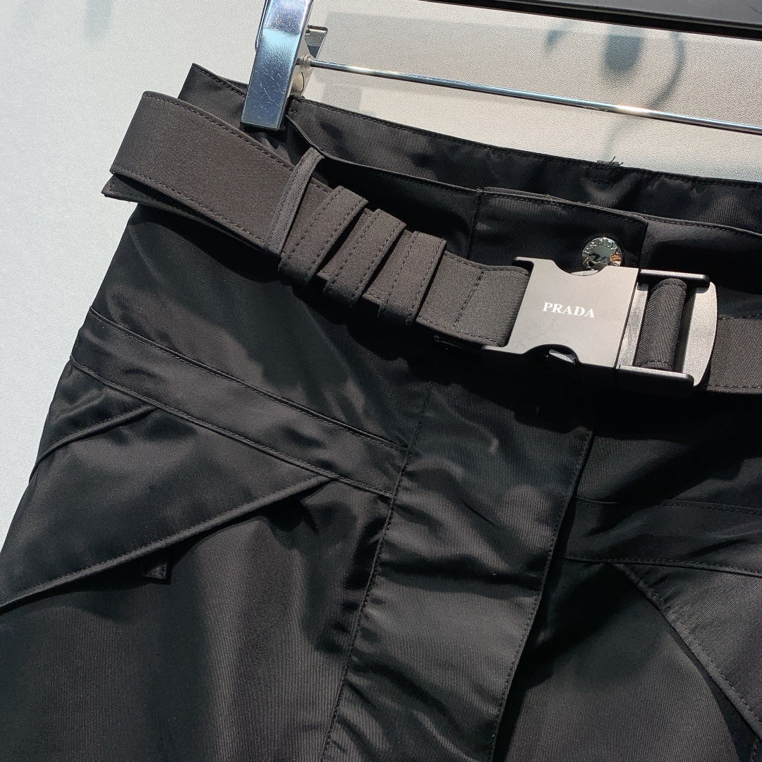 Prada 2026 Mini Skirt Black Polyester 395935