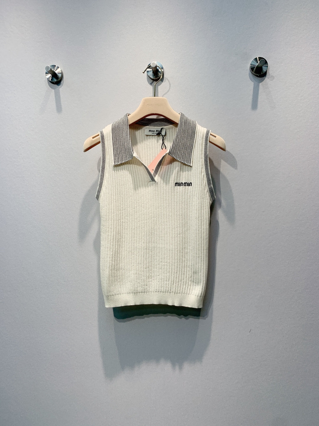 MiuMiu 2026 Knit Vest Wool 400348