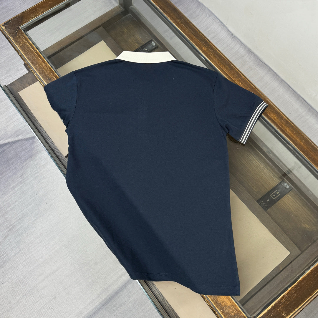 CD 26A Short-Sleeve Collared Polo Shirt Cotton 290861