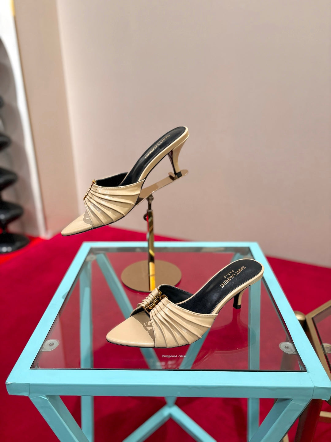 YSL 2026 Sandal Smooth Calfskin 925205