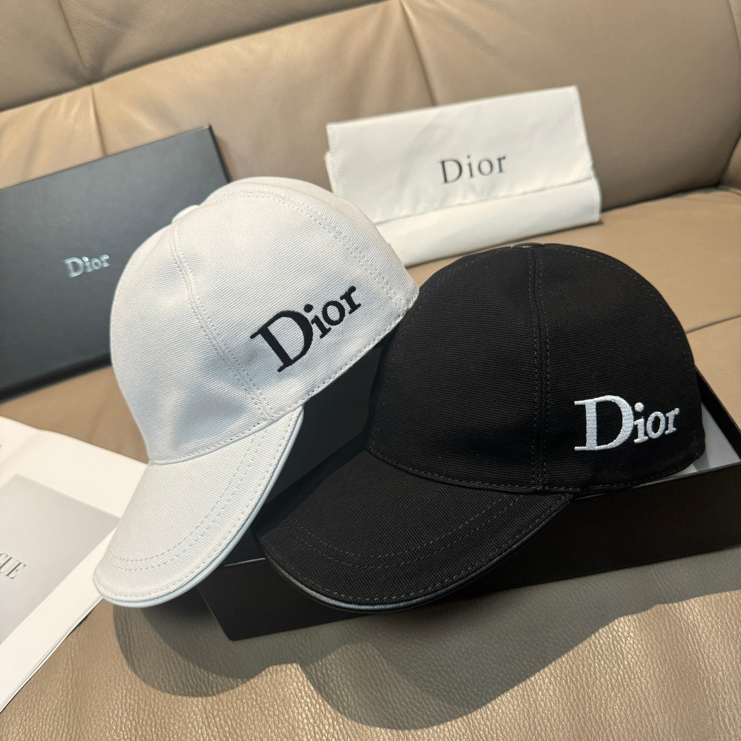 Dior Logo Baseball Cap Cotton 343792