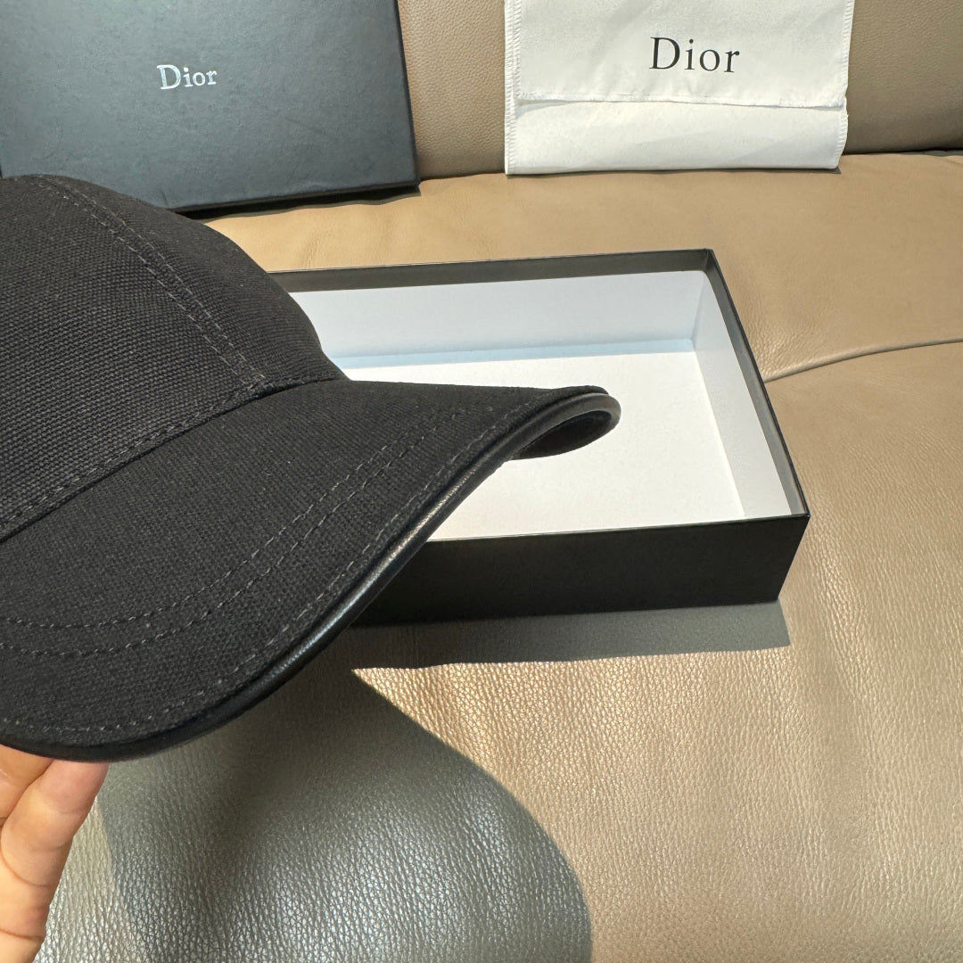 Dior Logo Baseball Cap Cotton 343792