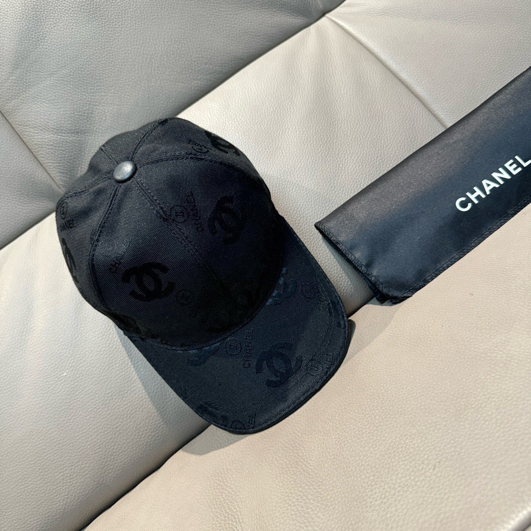 Chanel Double C Baseball Cap Cotton 323736