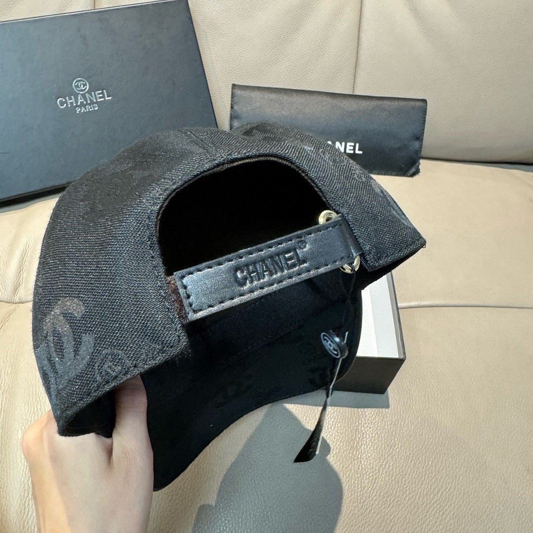 Chanel Double C Baseball Cap Cotton 323736