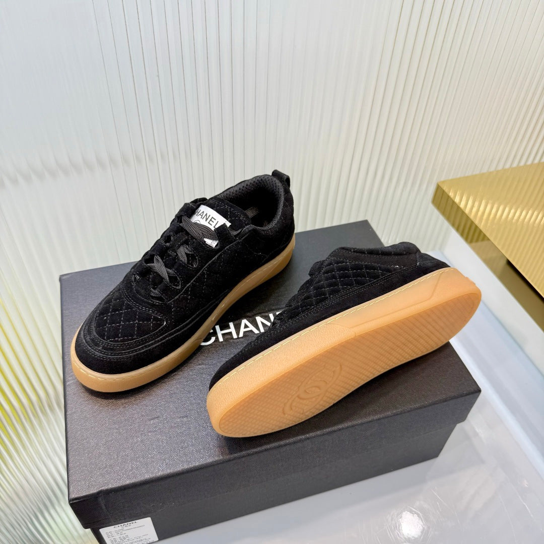 Chanel 2026 26A Quilted Sneakers Suede 986957