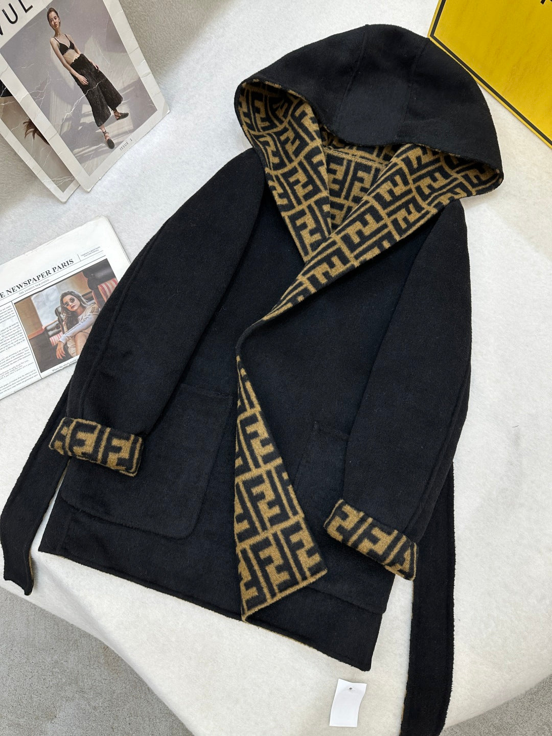 Fendi 25 Jacket Black Wool 0013