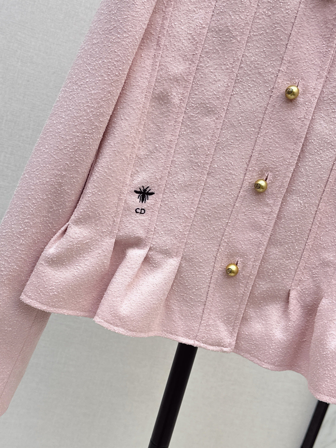 CD 25 Stand-up Collar Jacket Wool And Cotton