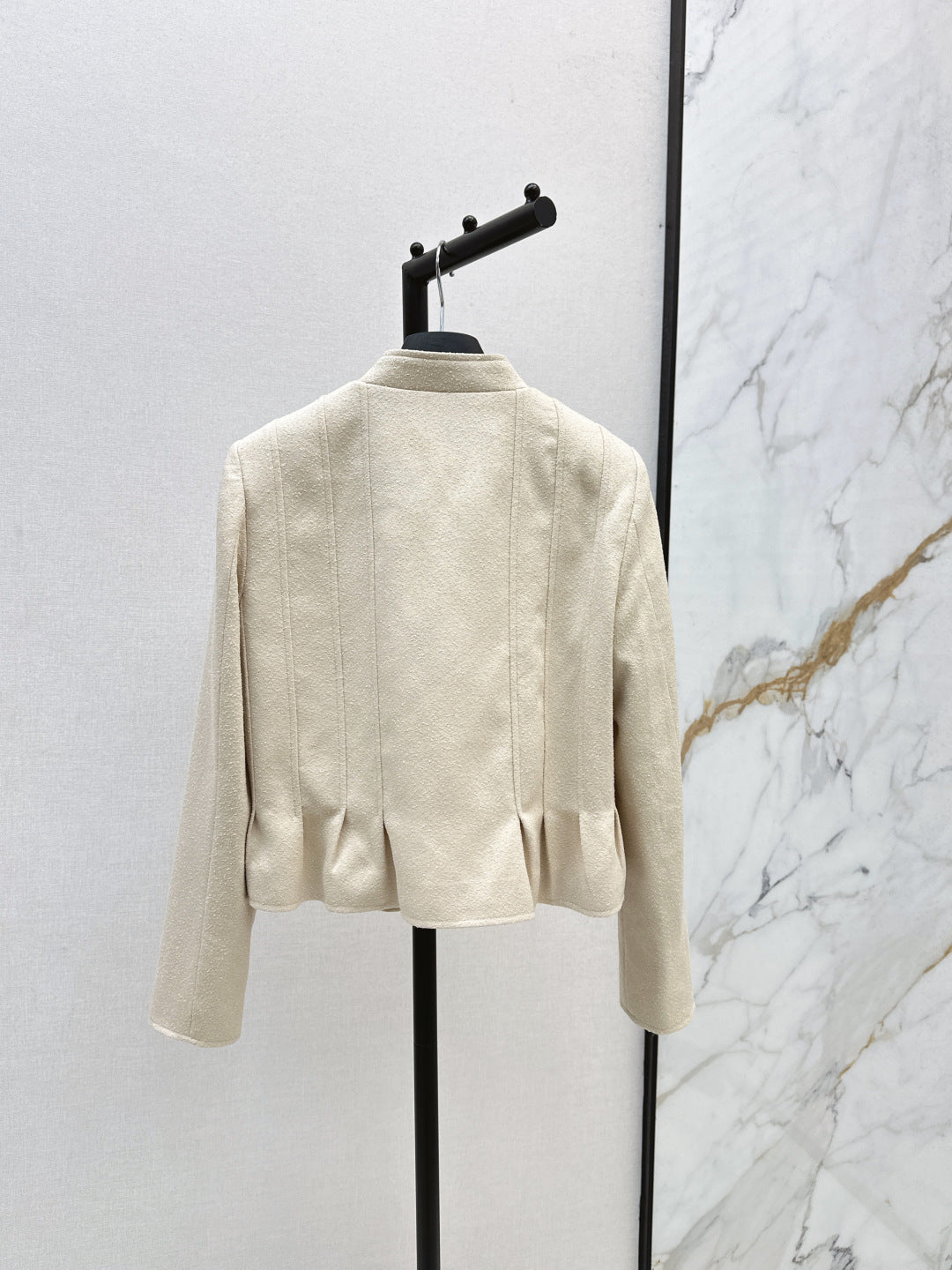 CD 25 Stand-up Collar Jacket Wool And Cotton