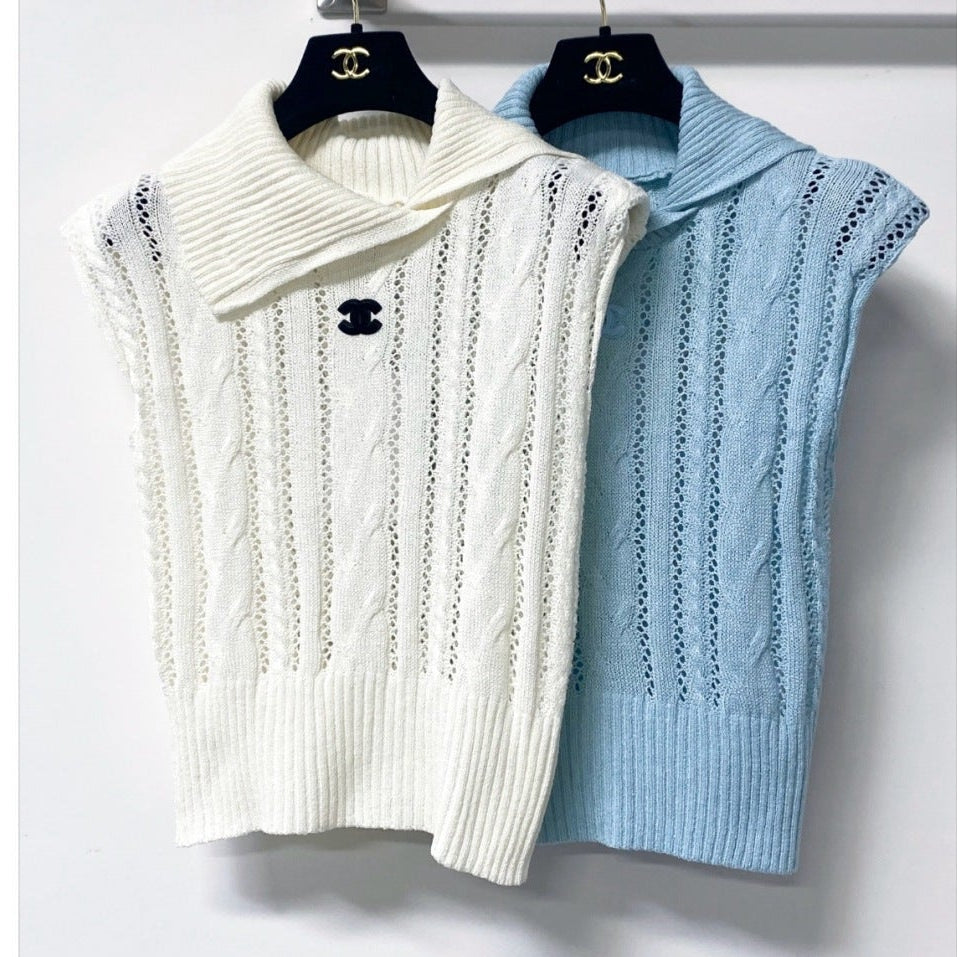 Chanel 2026 Knit Sweater Vest Laine Wool 315615