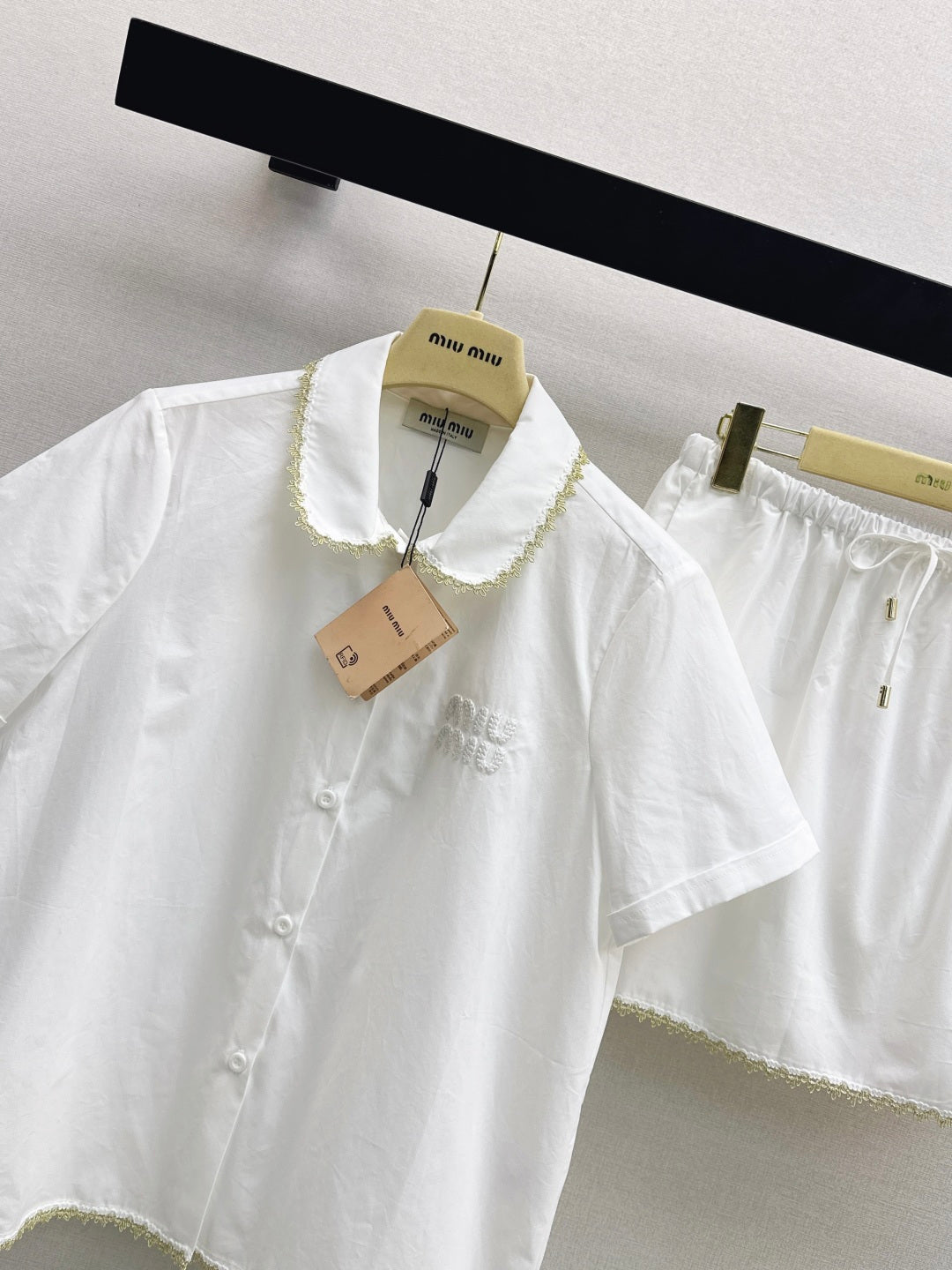 Miumiu 2026 Set White Cotton 445696