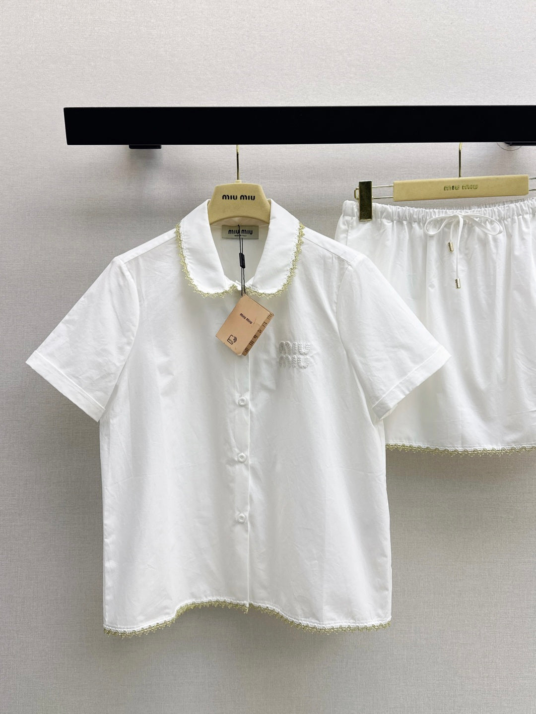 Miumiu 2026 Set White Cotton 445696