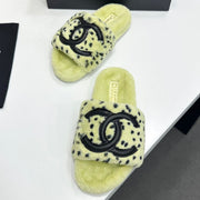 Chanel 2026 Polka Dot Pattern Sandals Wool 985906