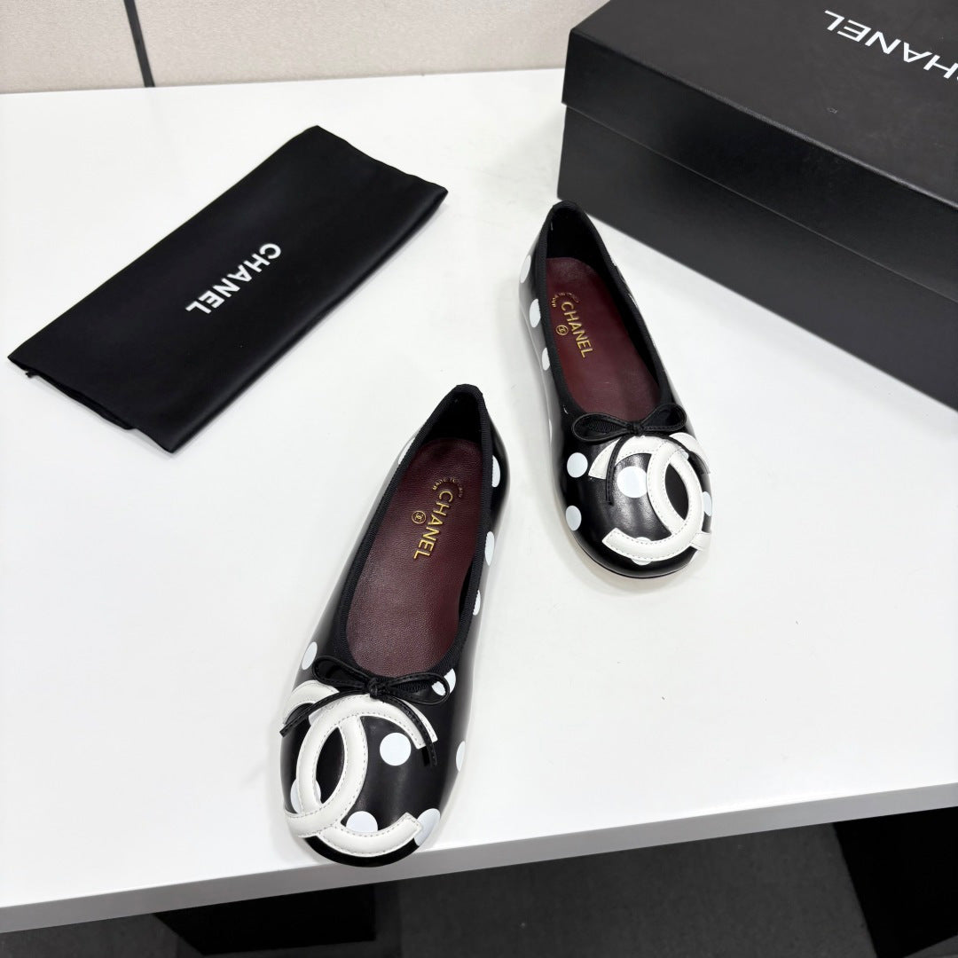 Chanel 2026 Crocodile-Embossed Ballet Flat Leather 193751