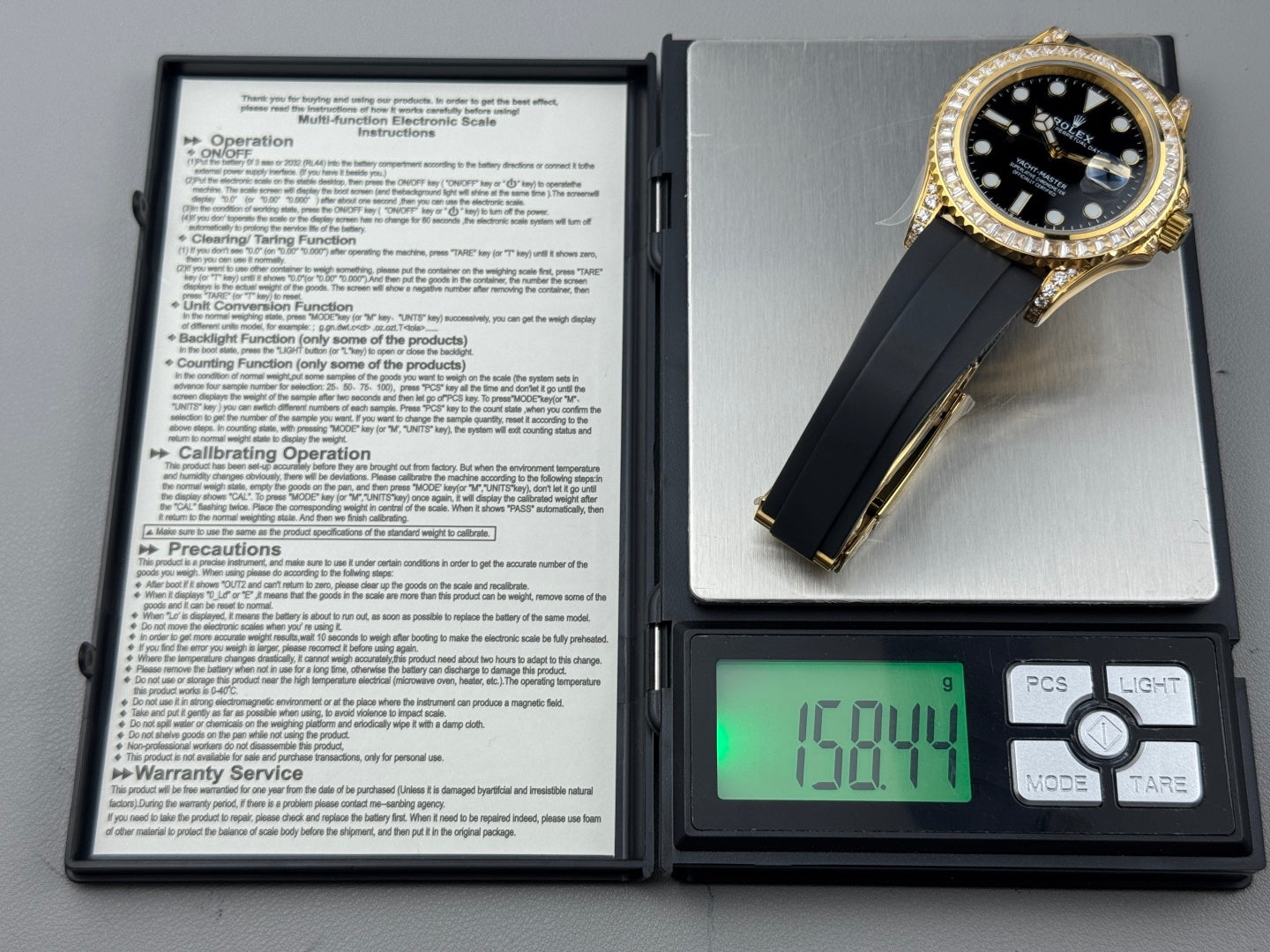 Rolex Yacht-Master 42mm Gold Case Diamond Bezel