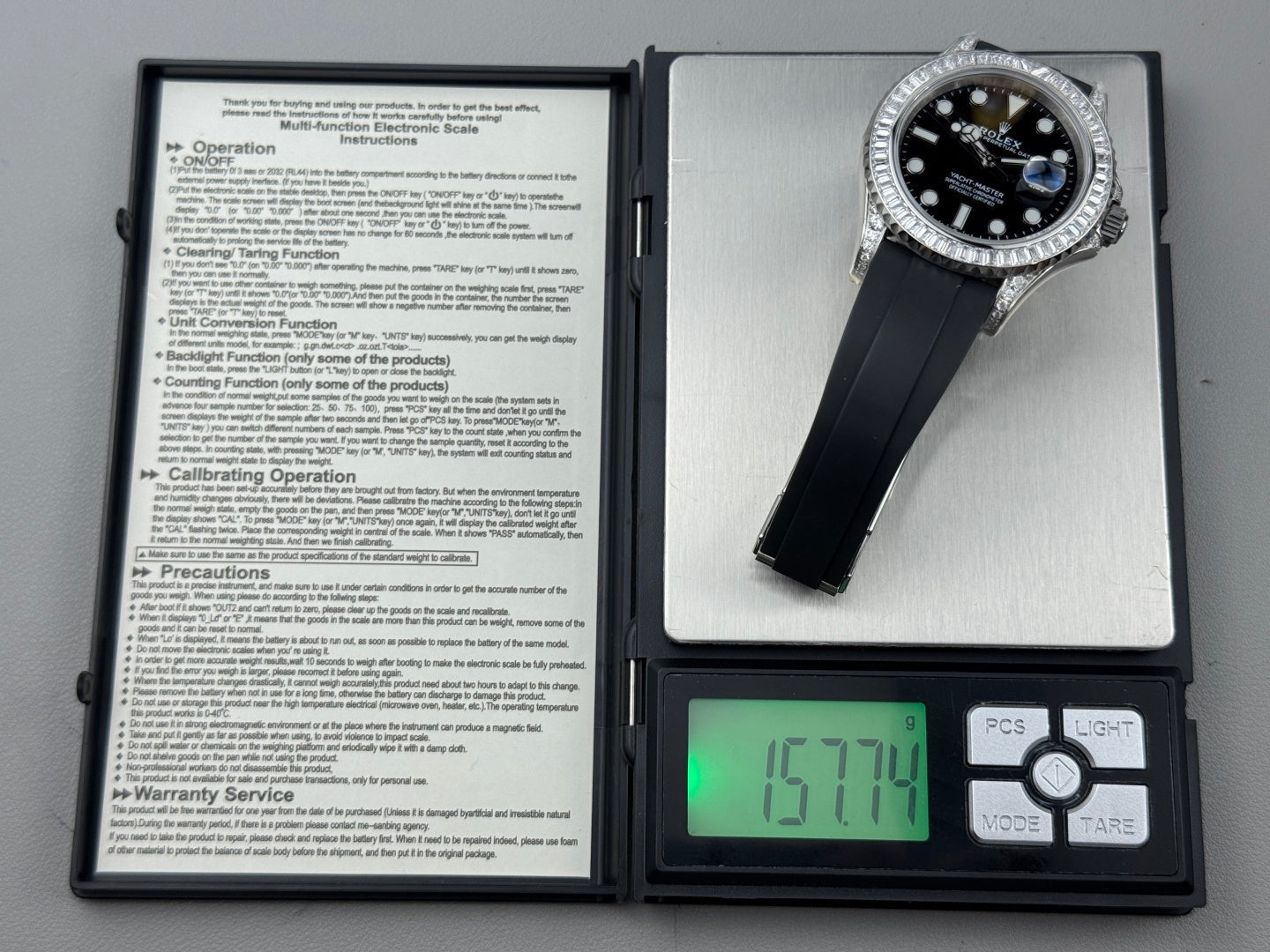 Rolex Yacht-Master 42mm Black Dial Diamond Bezel