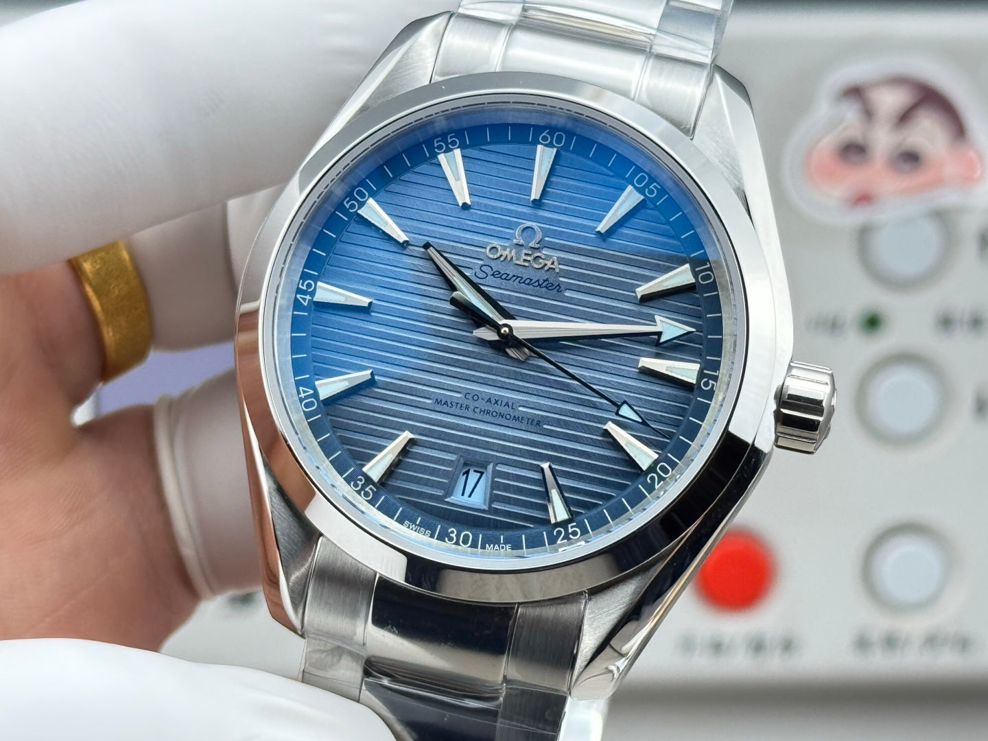 Omega Seamaster Aqua Terra 150m Co-Axial Master Chronometer 41mm Stainless Steel Blue dial