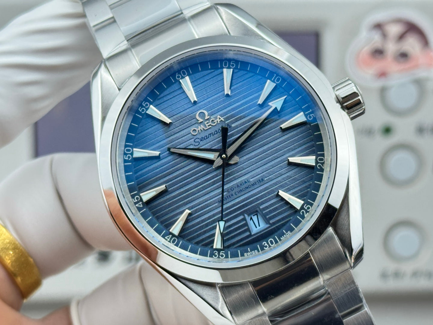 Omega Seamaster Aqua Terra 150m Co-Axial Master Chronometer 41mm Stainless Steel Blue dial