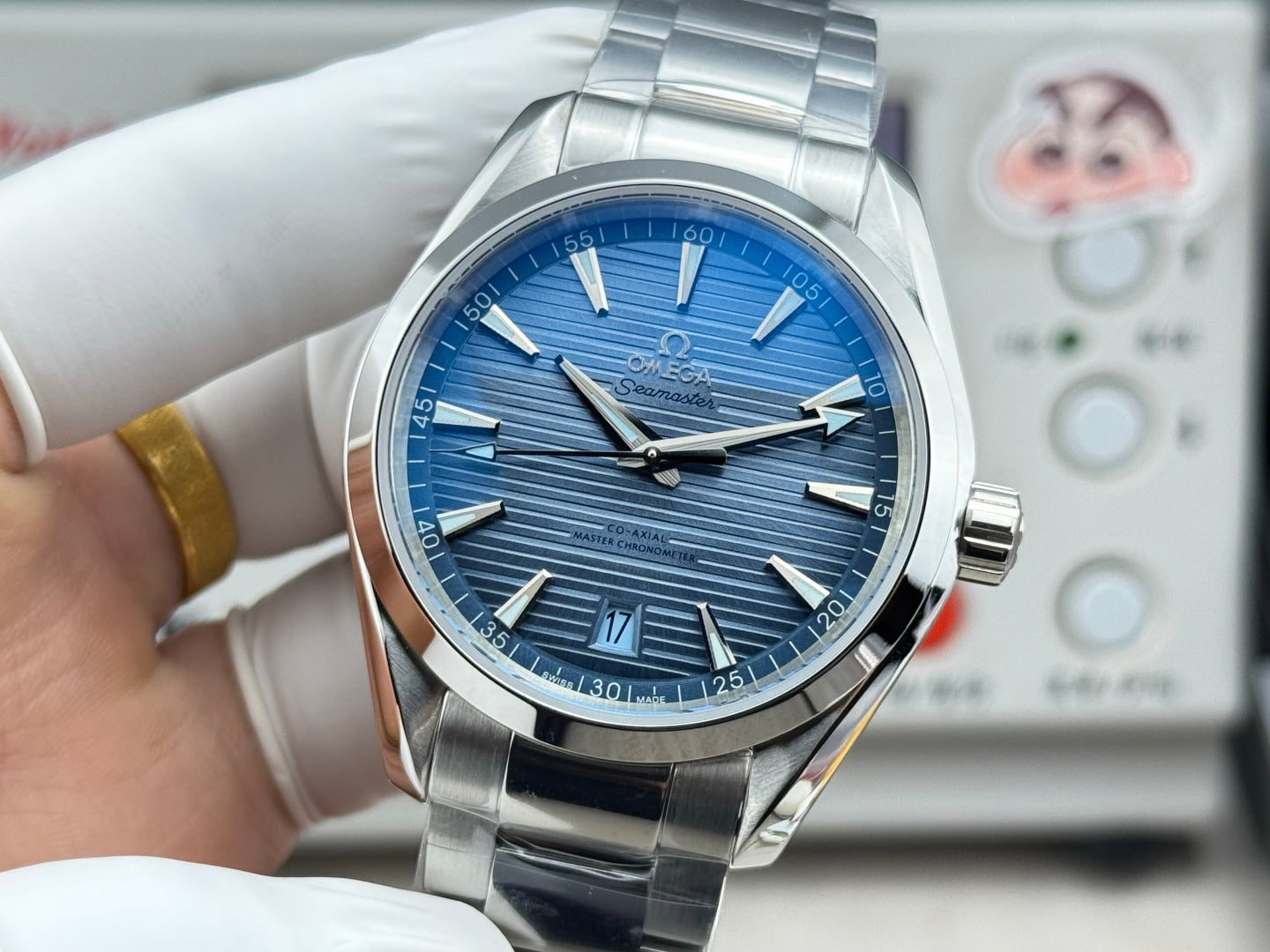 Omega Seamaster Aqua Terra 150m Co-Axial Master Chronometer 41mm Stainless Steel Blue dial
