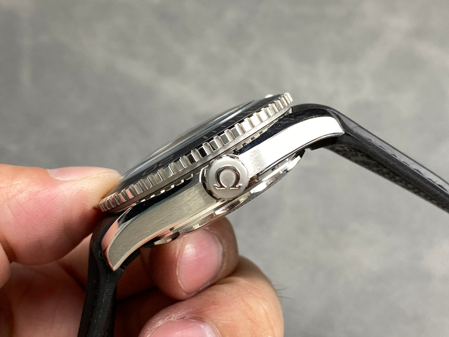 Omega Seamaster Planet Ocean 600M 45mm Black Rubber Strap Blue Dial