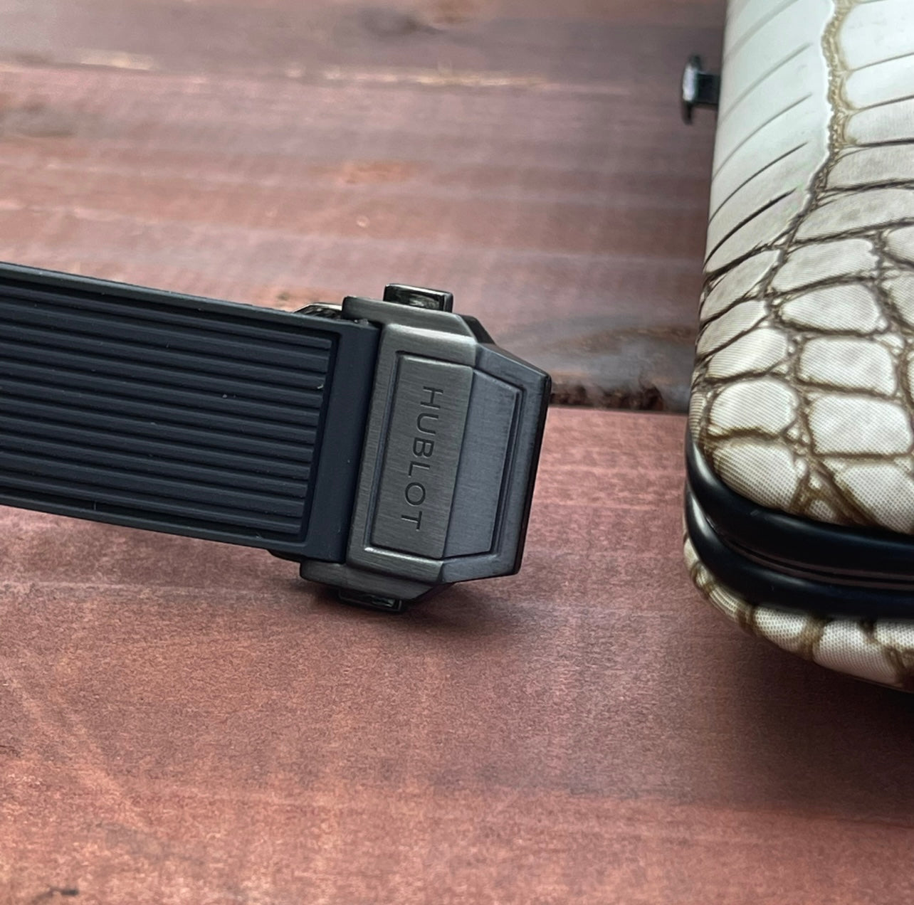 Hublot Big Bang Unico 45mm Carbon Case Watch Black Rubber Strap