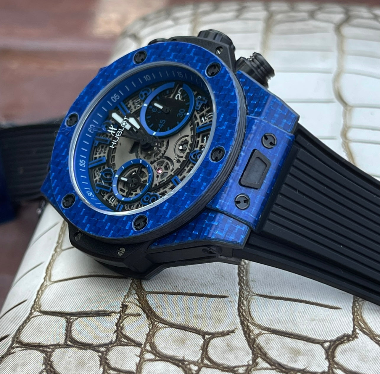 Hublot Big Bang Unico 45mm Watch Black Rubber Strap
