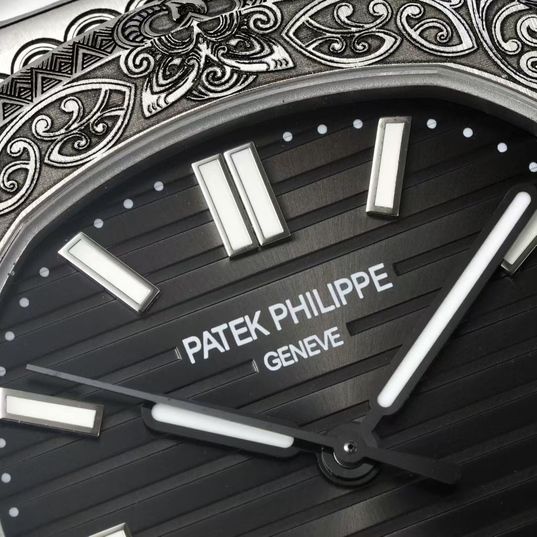 Patek Philippe Nautilus 5711 "Children Action"40mm Black Dial Stainless Steel Case