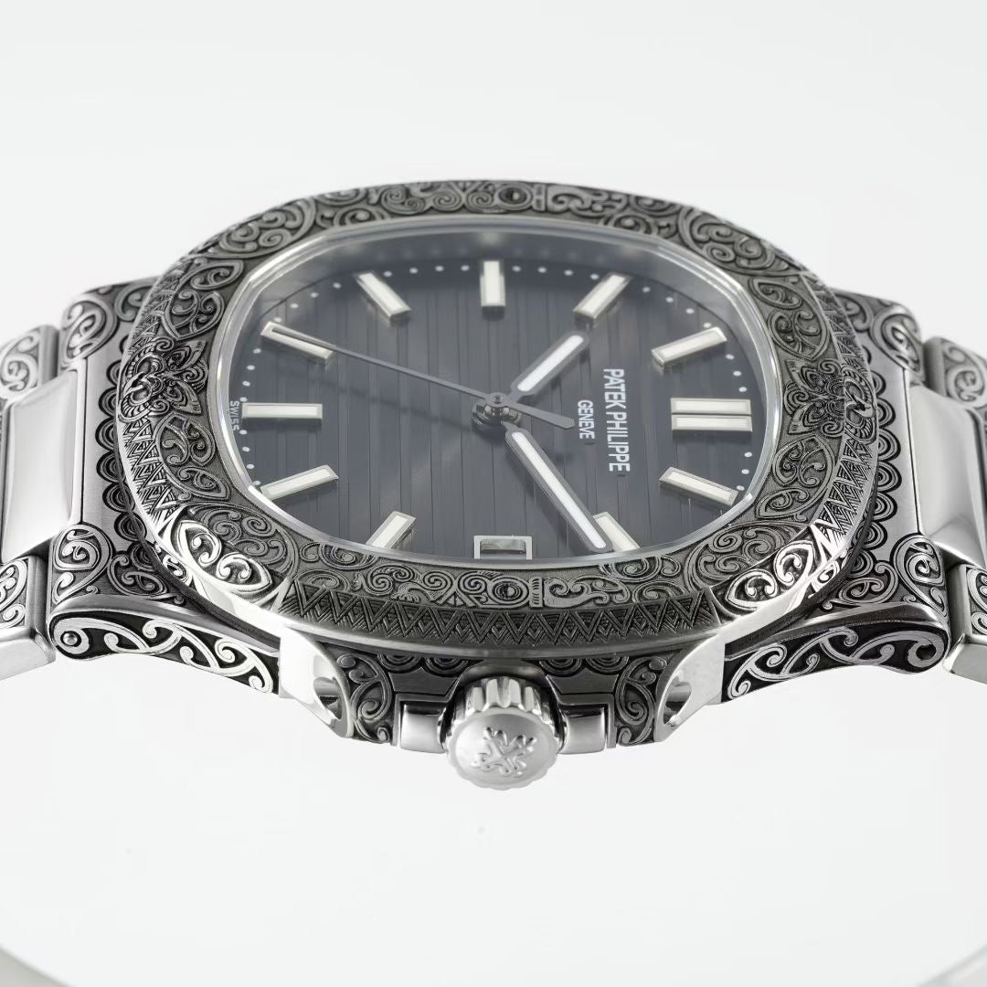 Patek Philippe Nautilus 5711 "Children Action"40mm Black Dial Stainless Steel Case