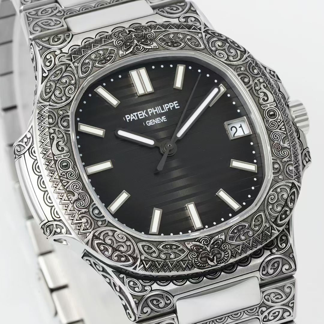 Patek Philippe Nautilus 5711 "Children Action"40mm Black Dial Stainless Steel Case