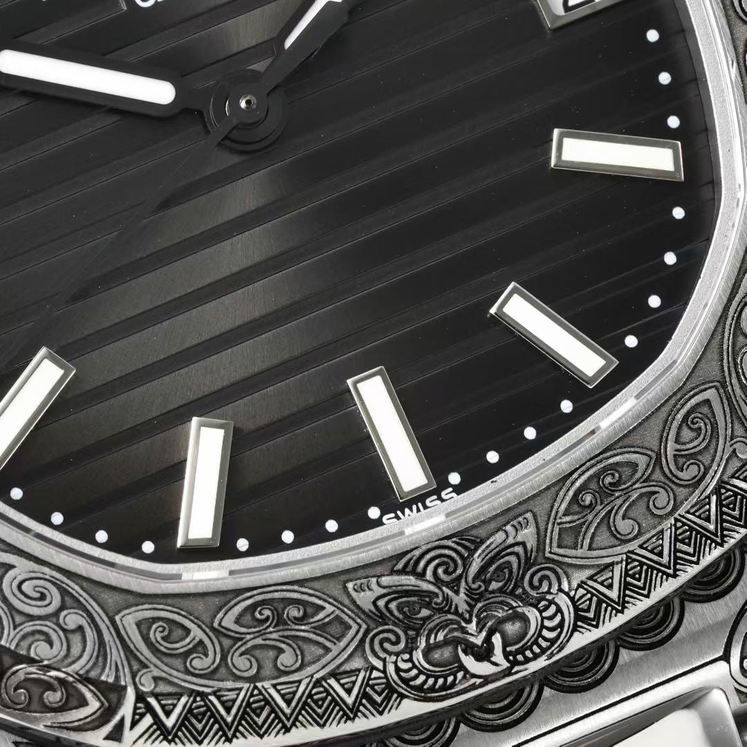 Patek Philippe Nautilus 5711 "Children Action"40mm Black Dial Stainless Steel Case