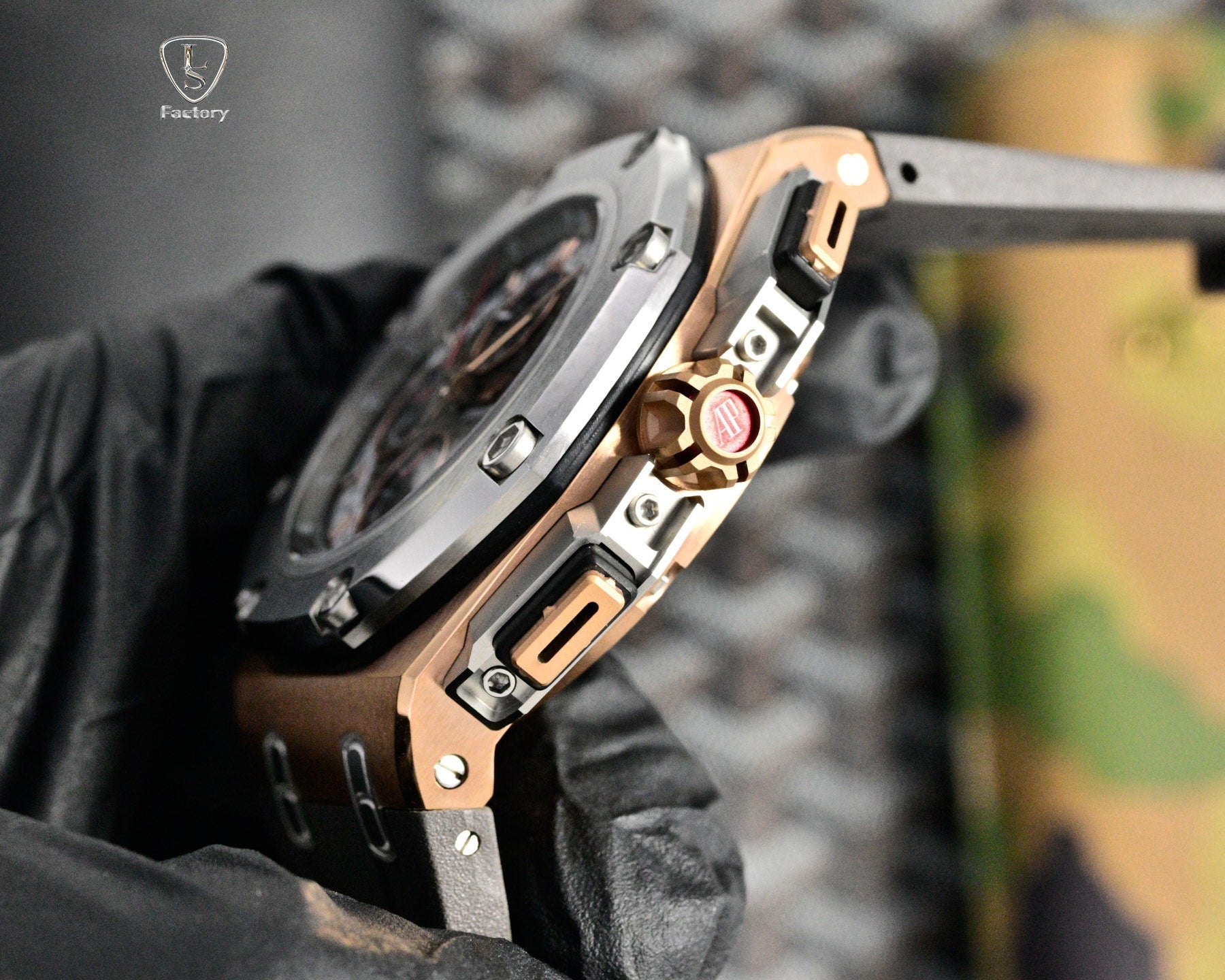 Audemars Piguet Royal Oak Chronograph 41mm Rose Gold Case Grey Dial
