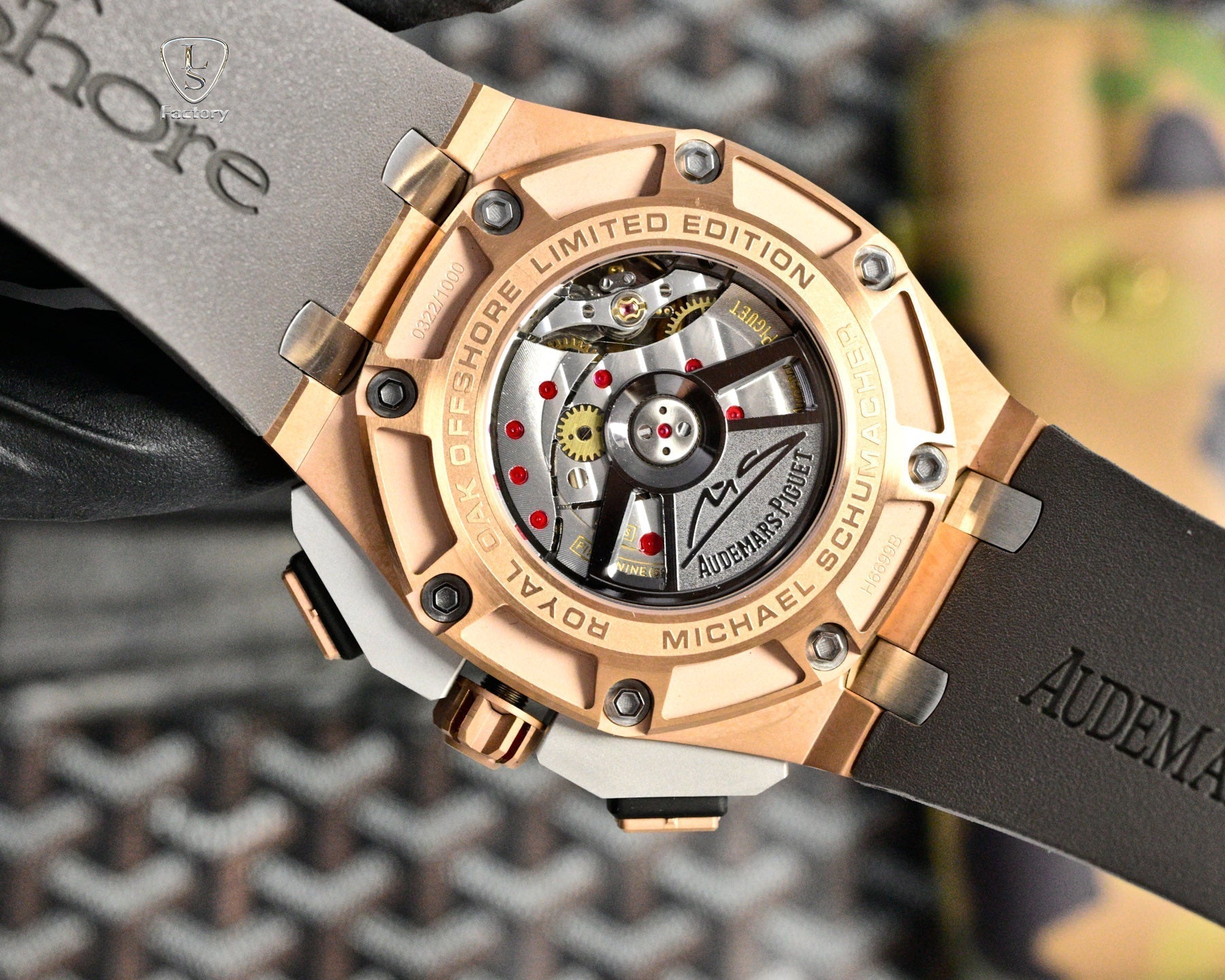 Audemars Piguet Royal Oak Chronograph 41mm Rose Gold Case Grey Dial
