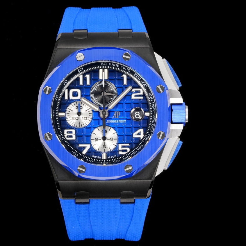 Audemars Piguet Royal Oak Offshore Chronograph 44mm Blue Case Blue Silver Dial