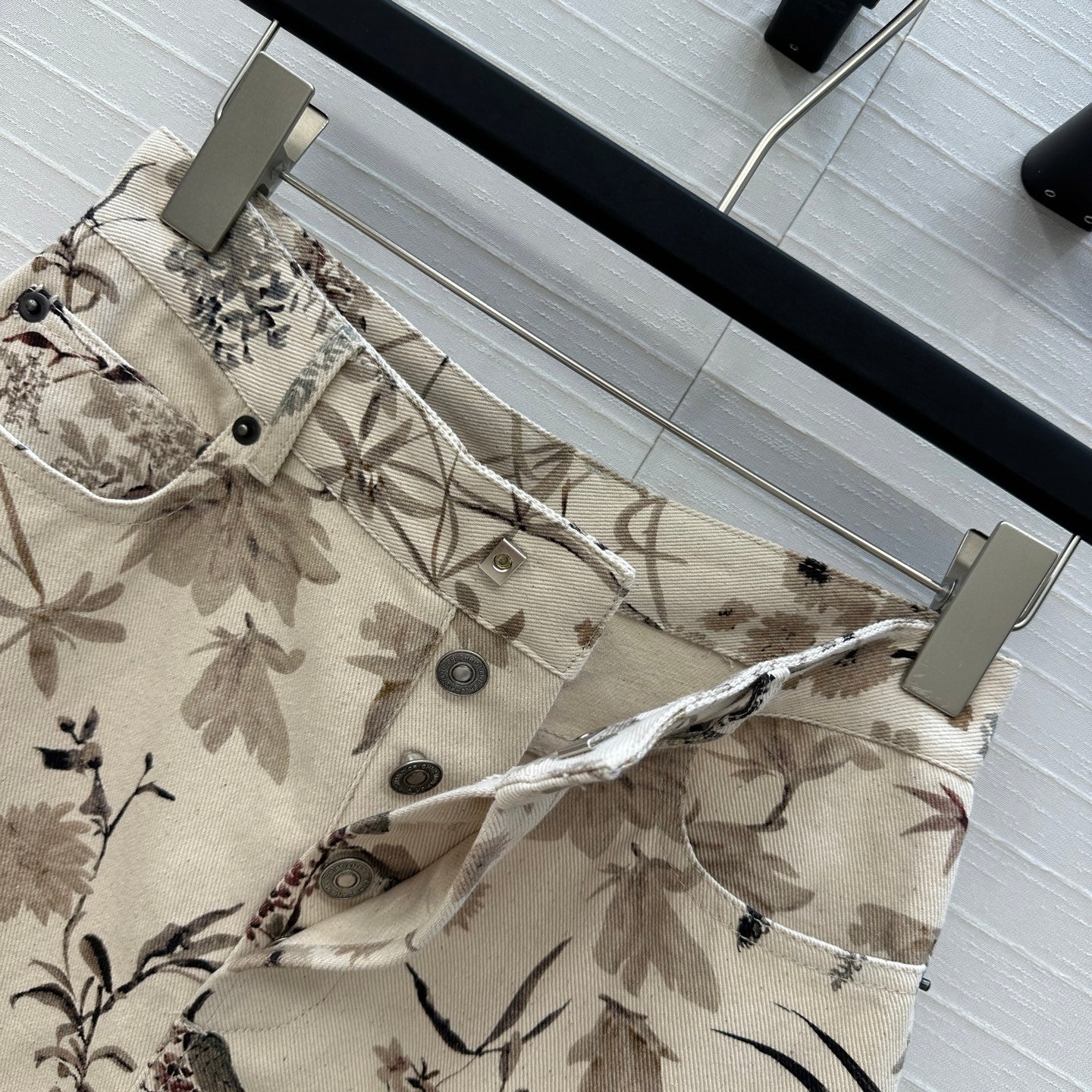 CD 25 Printed Denim Trouser Cotton