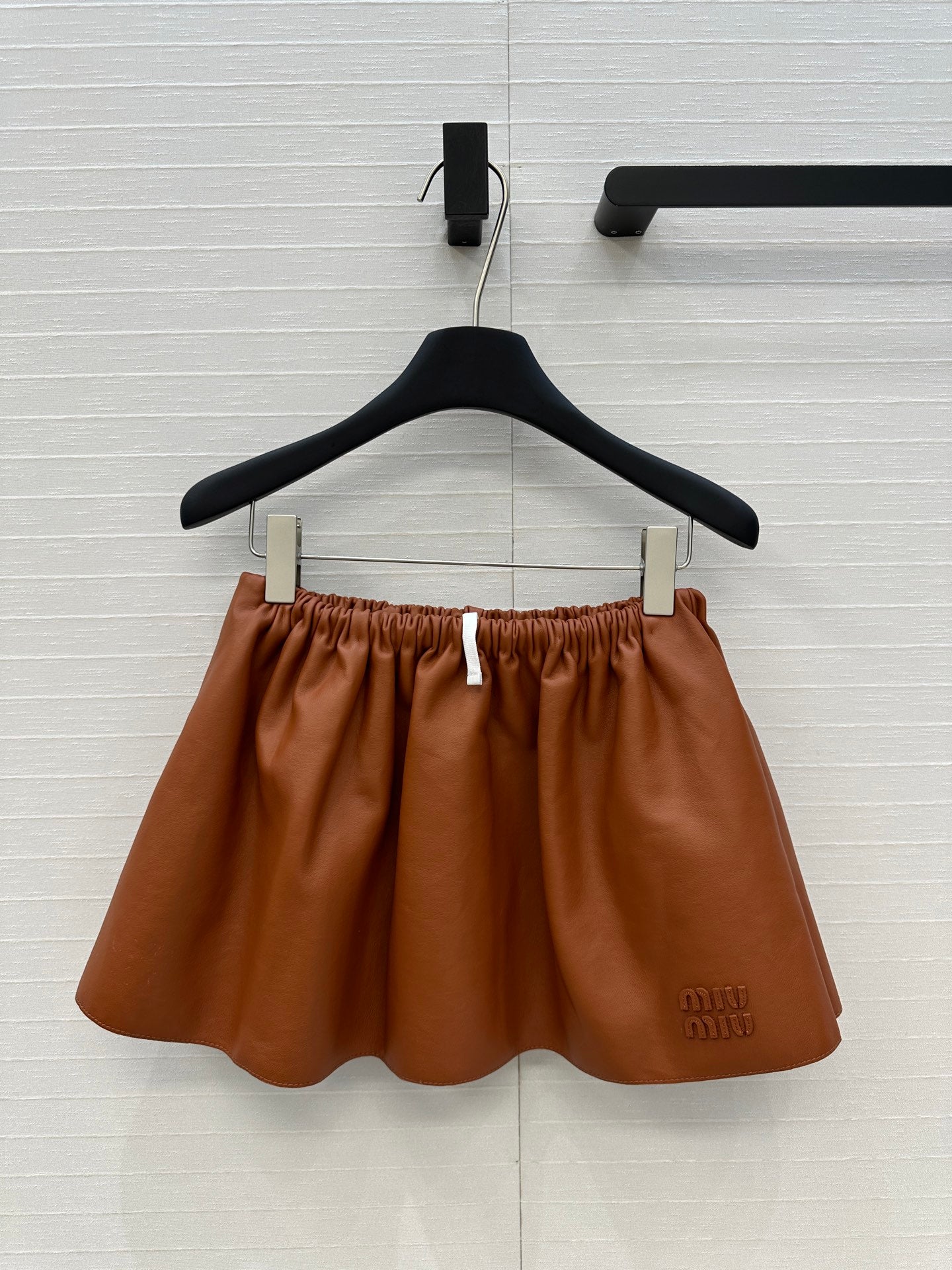 Miu Miu 25 Set Orange Brown Leather