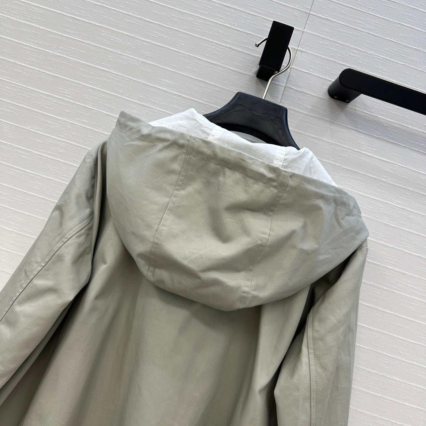 Loewe 25 Hooded Jacket Set Grey Green Polyester