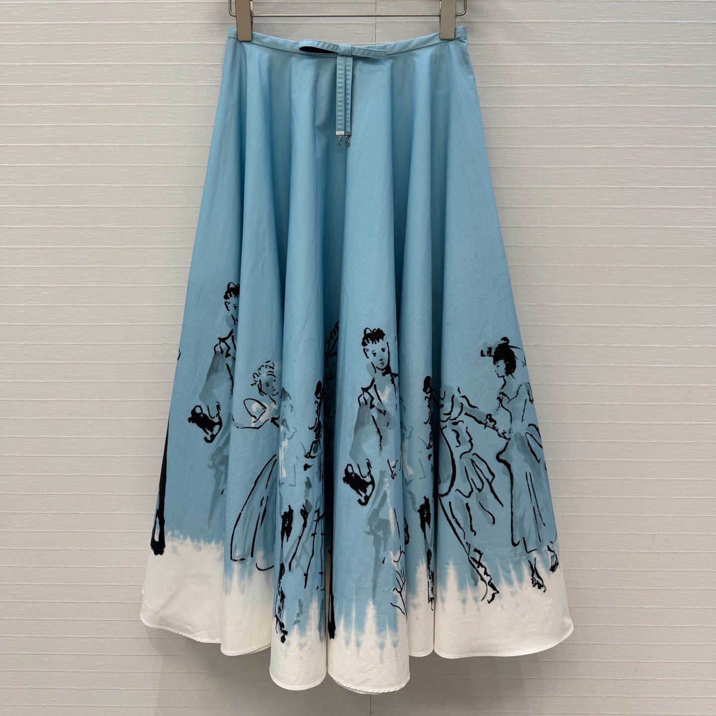 Dior 2026 Long Skirt Blue Cotton 399008