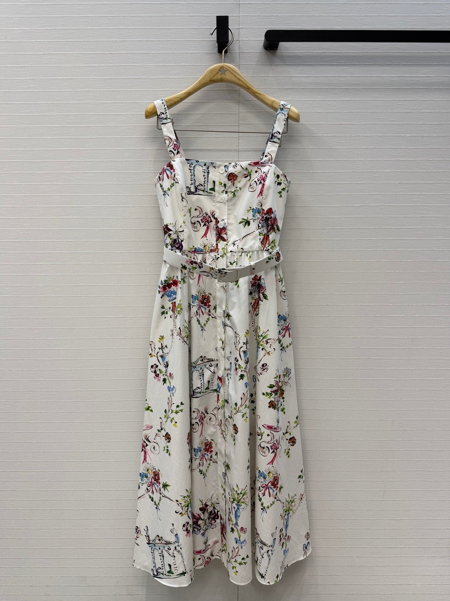 Dior 2026 Print Slip Dress Cotton 401997
