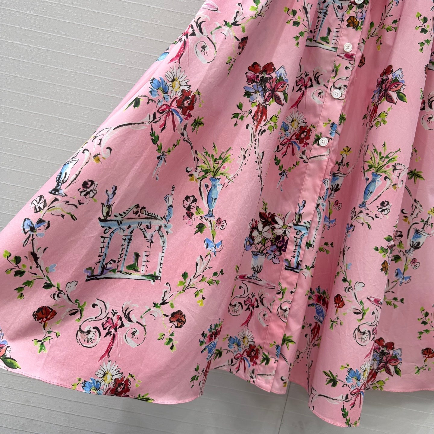 Dior 2026 Print Slip Dress Cotton 401997