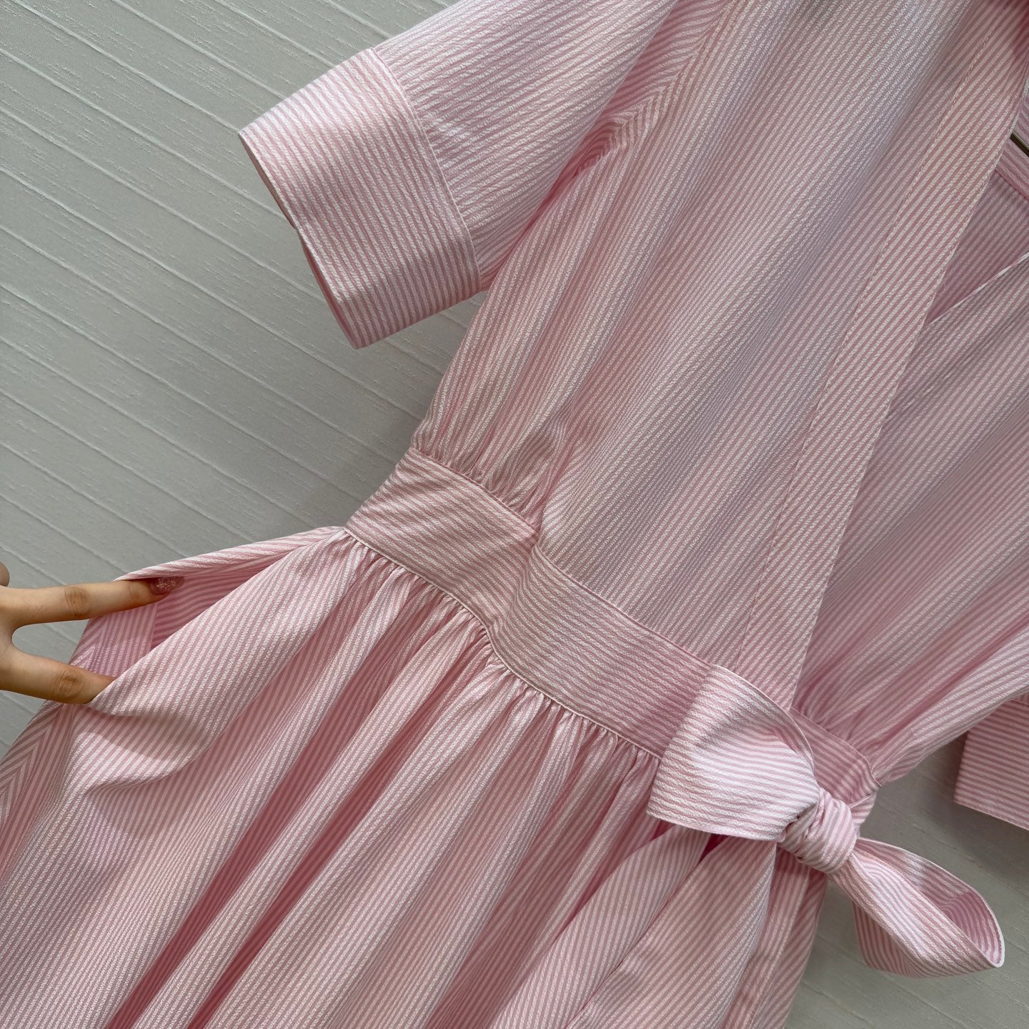 Dior 2026 Maxi Dress Pink Cotton 401921