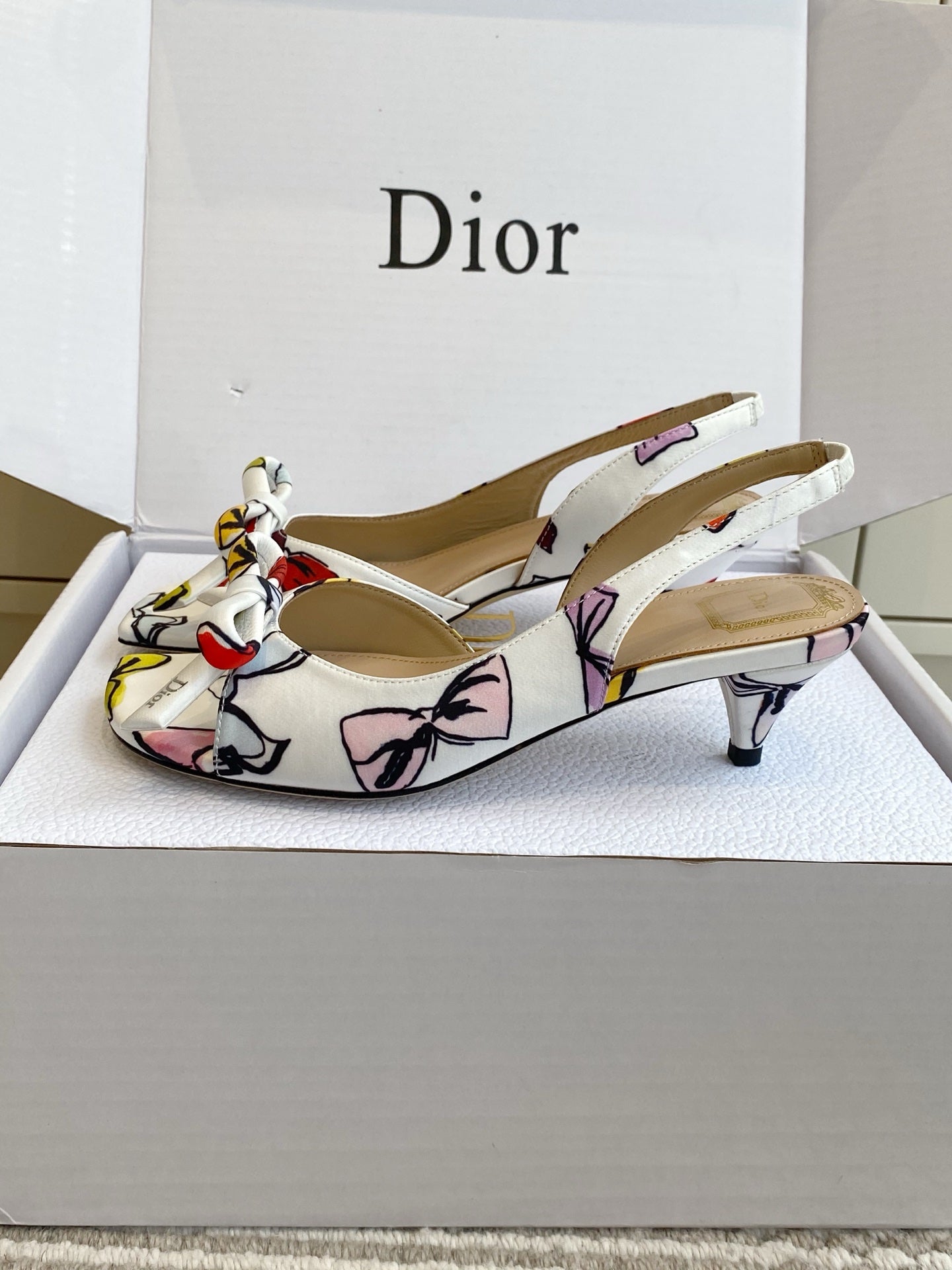Dior 2026 Bow Sandal Lambskin 909652