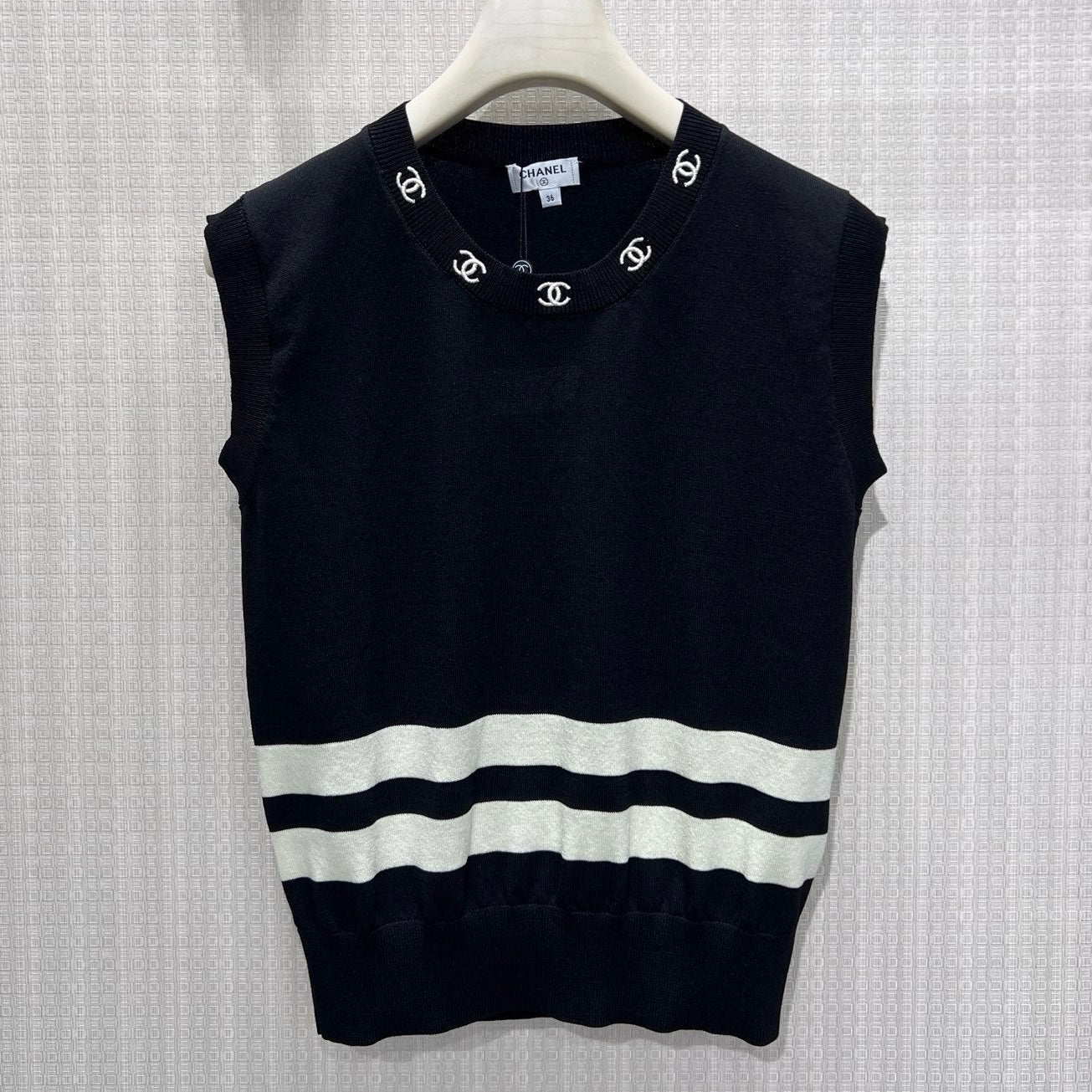 Chanel 2026 Vest Shirt Black Wool 399249