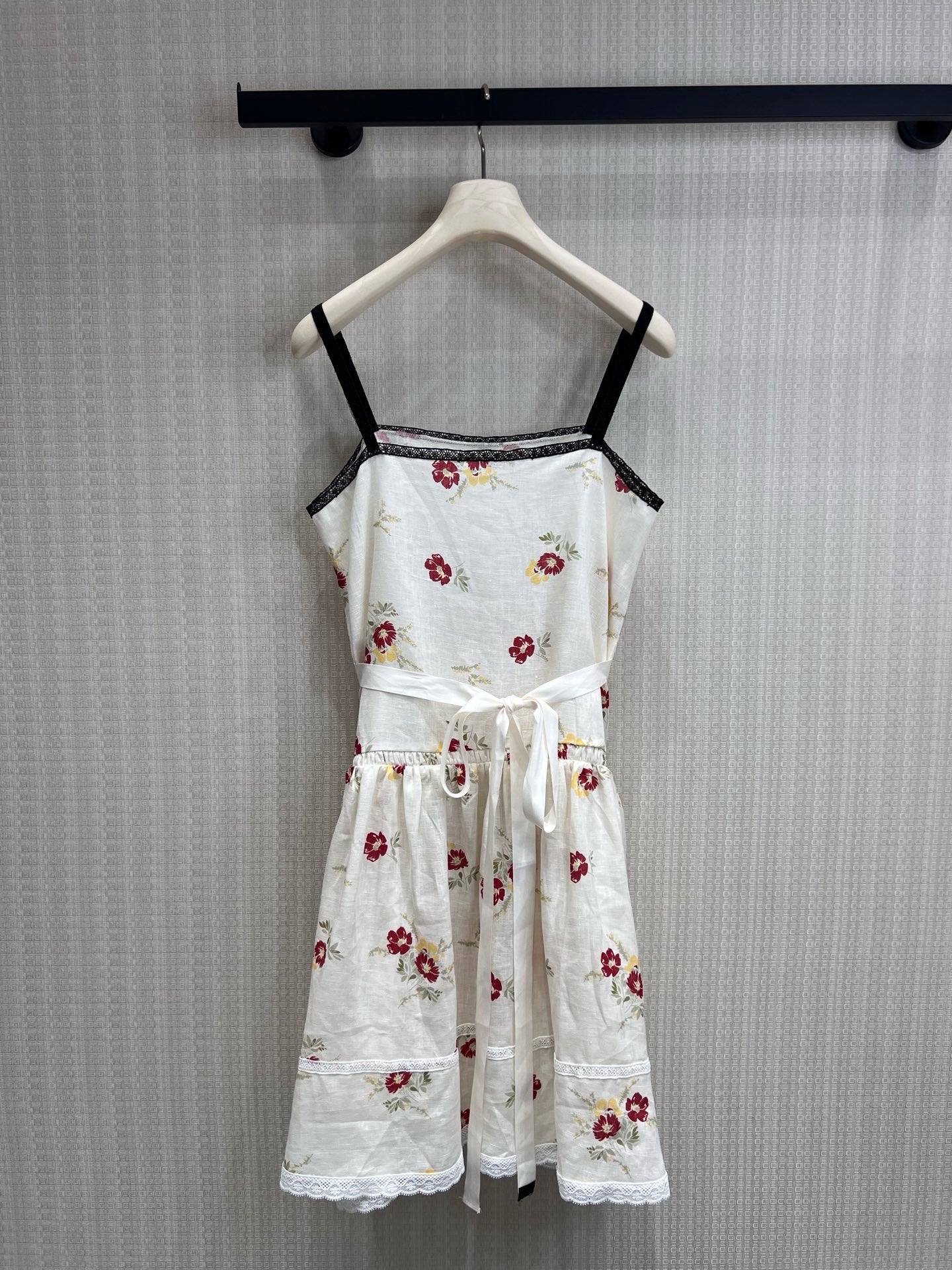 Prada 2026 Strappy Dress White Linen 400597