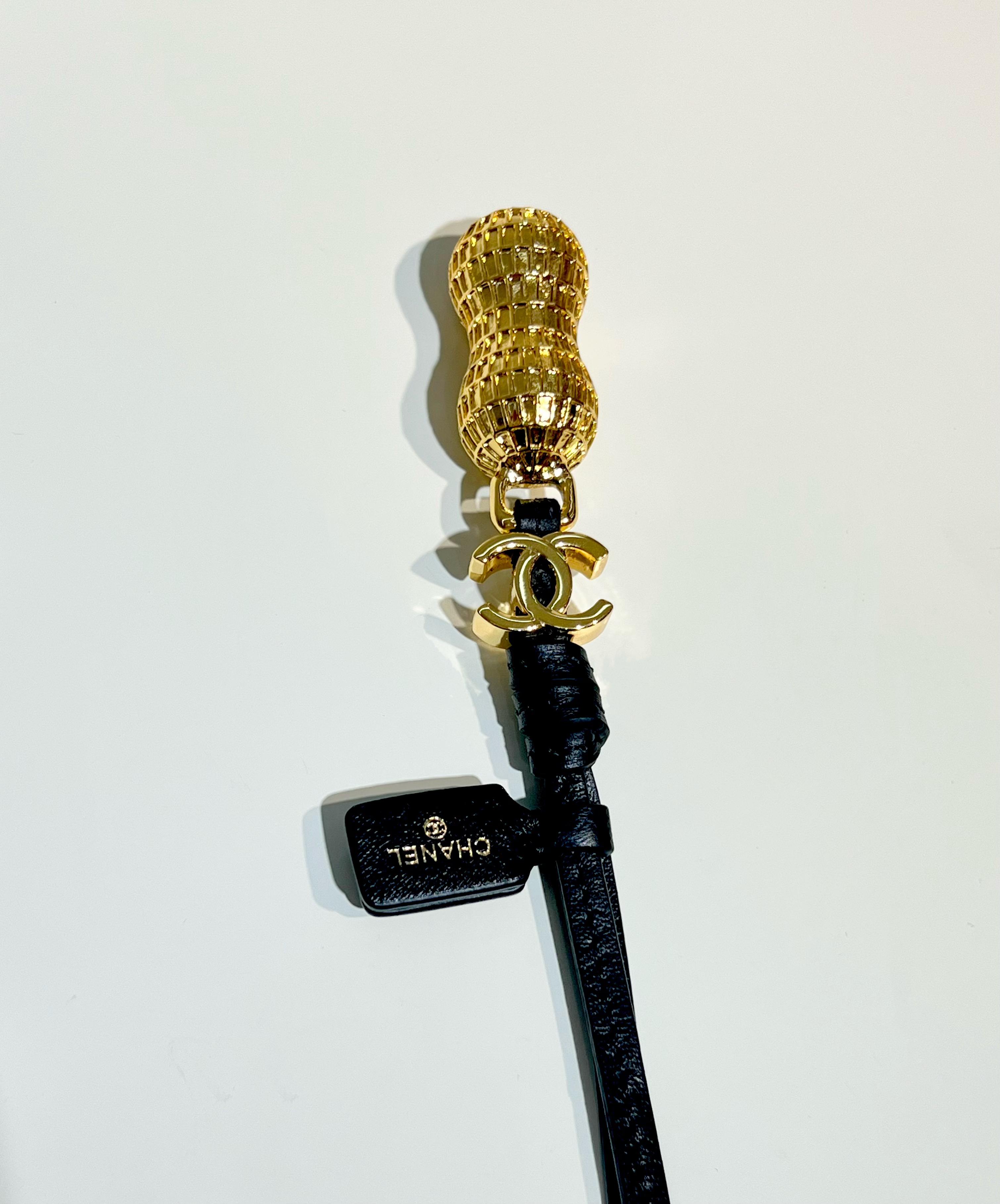 Chanel Golden Peanut Charm