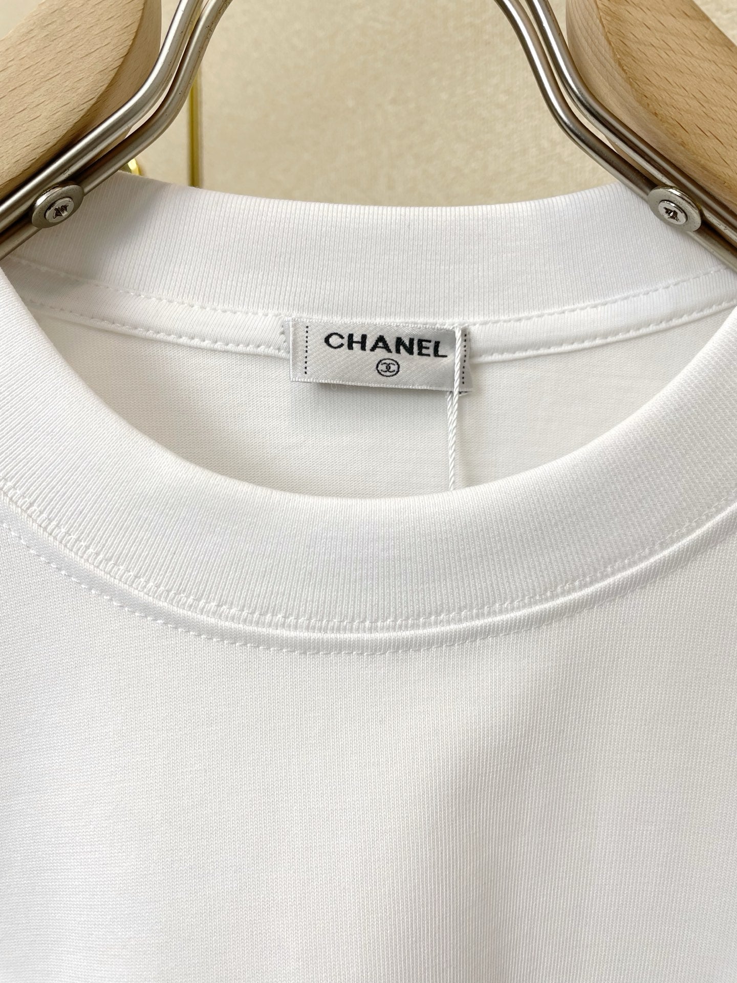 CC 2026 Short Sleeve T-Shirt Double C Blue Cotton 131362
