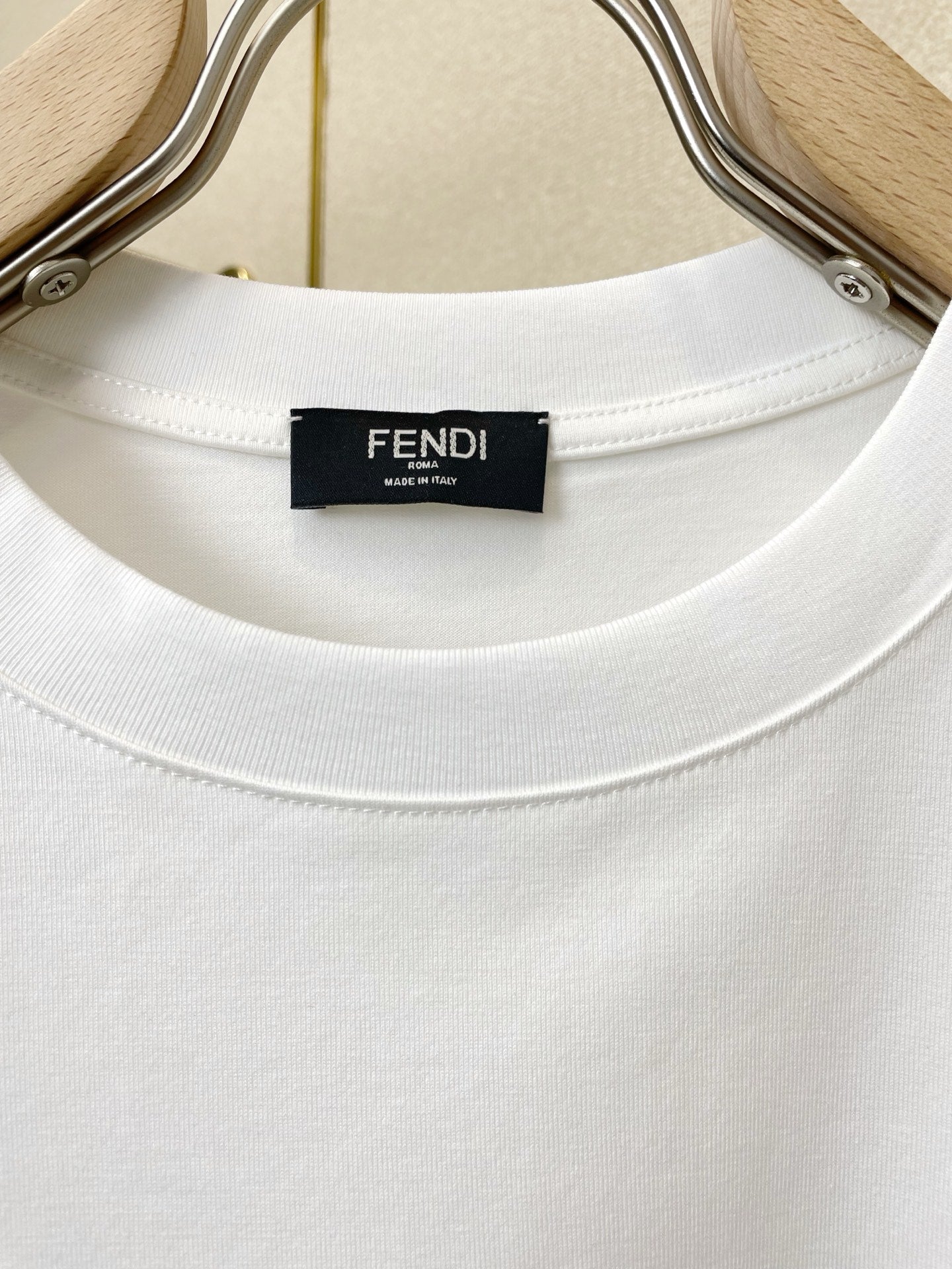 Fendi 2026 Men's Short-Sleeve T-Shirt Cotton 824363