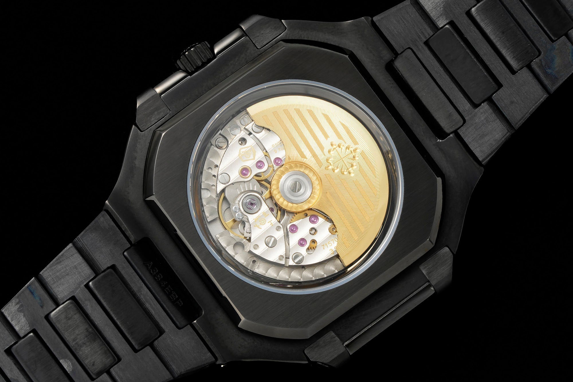 Patek Philippe Cubitus 45mm Black Carbon Fiber Case Green Dial