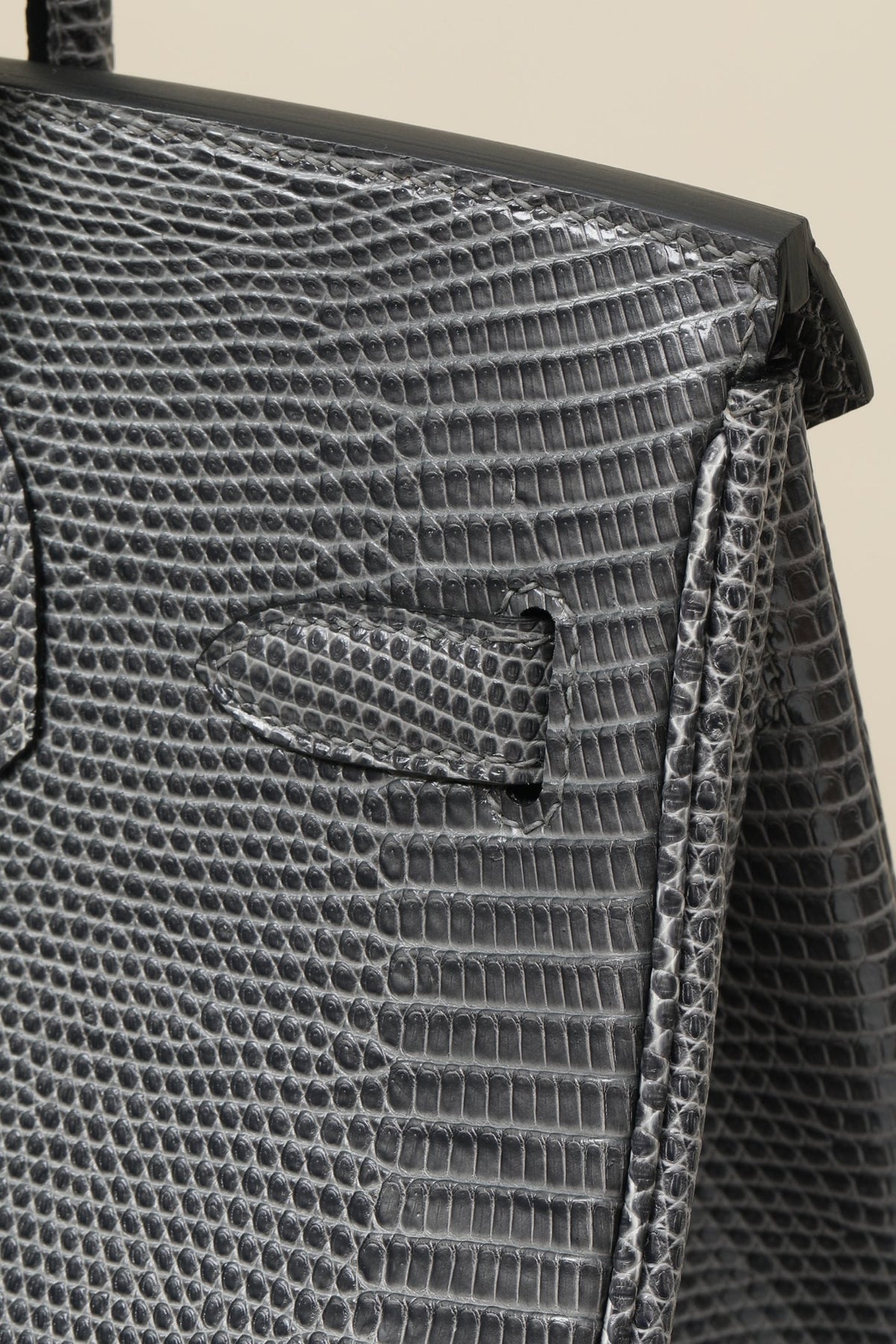 High-end Hermes 2026 Birkin Bag 30cm Gris Fonce Lizard Skin