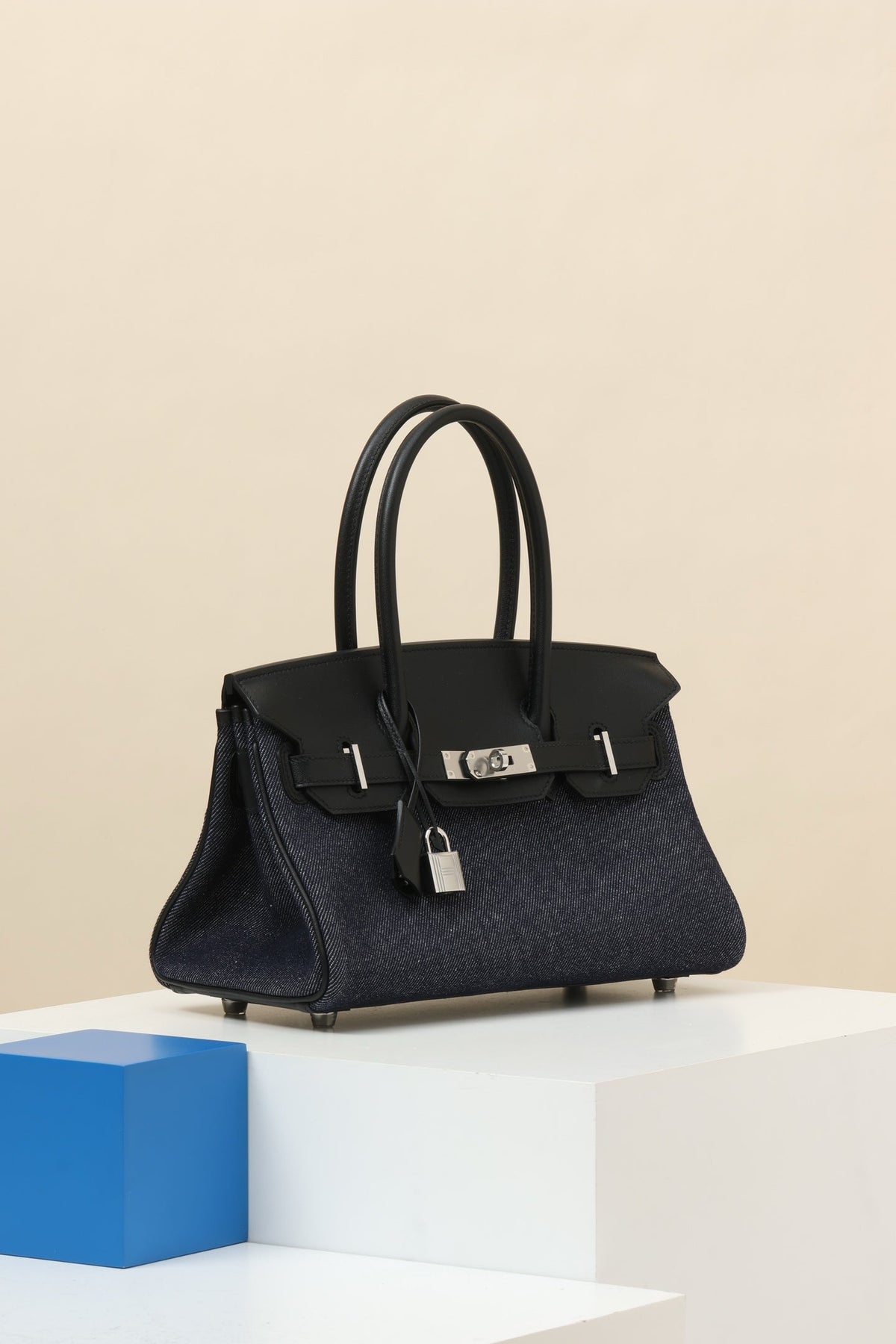 High-end Hermes 2026 Shoulder Birkin Light 29cm Swift Calfskin And Canvas